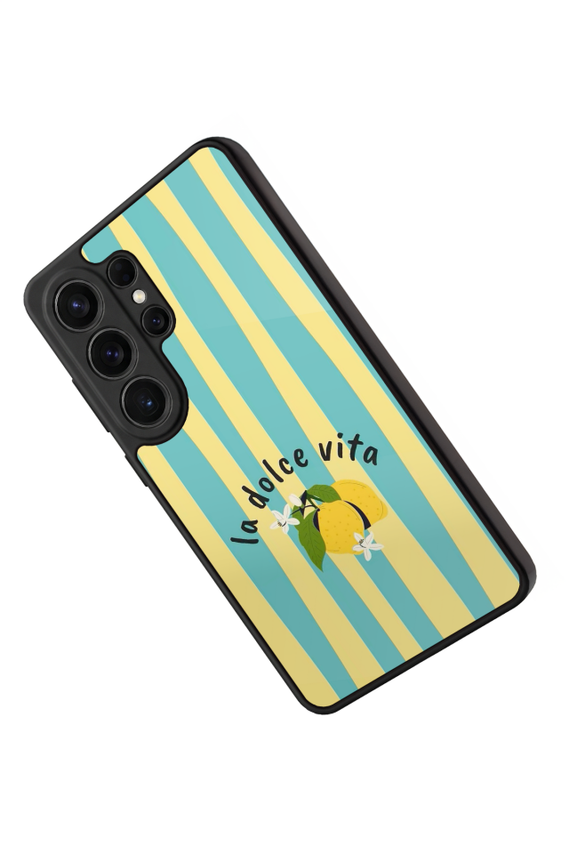 Samsung Galaxy S26 Ultra Uyumlu Limon Tasarımlı Glossy Premium Kılıf