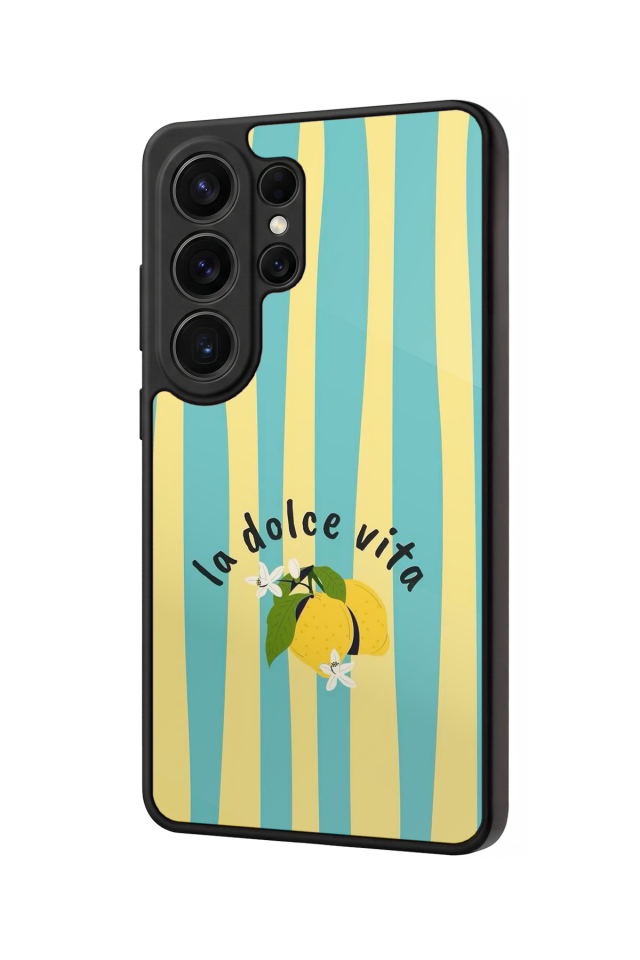 Samsung Galaxy S26 Ultra Uyumlu Limon Tasarımlı Glossy Premium Kılıf