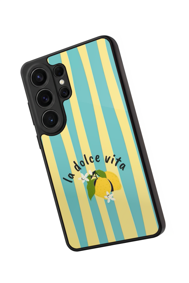 Samsung Galaxy S26 Ultra Uyumlu Limon Tasarımlı Glossy Premium Kılıf