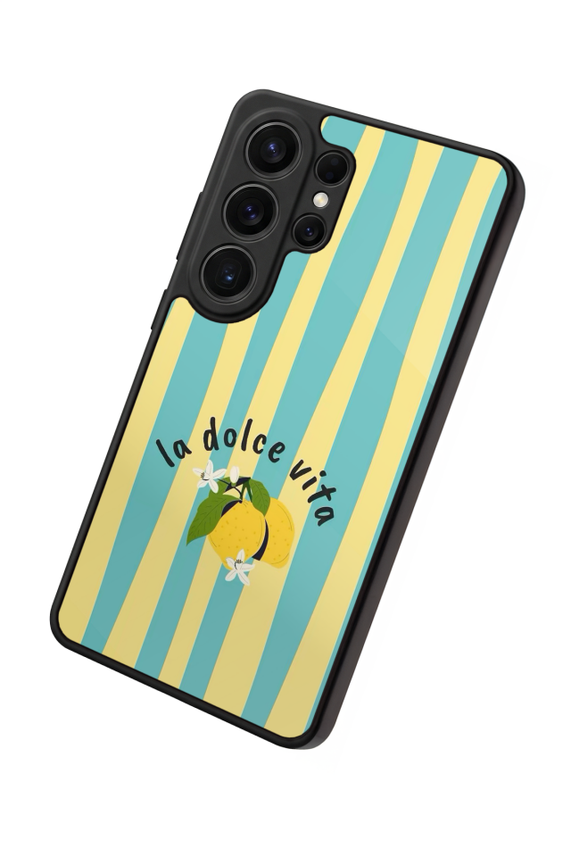 Samsung Galaxy S26 Ultra Uyumlu Limon Tasarımlı Glossy Premium Kılıf