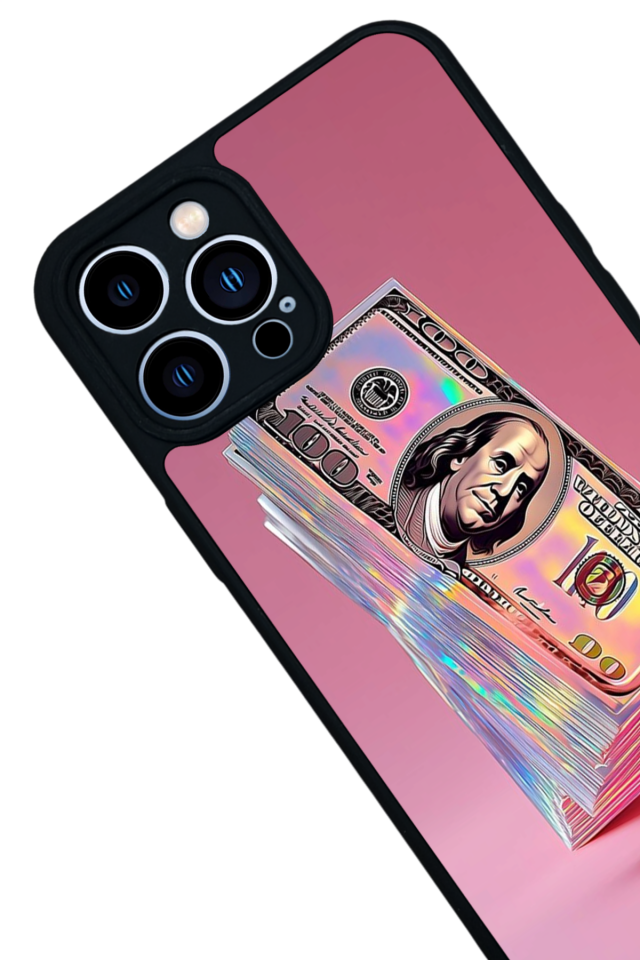 iPhone 12 Pro Max Uyumlu Money Para Tasarımlı Glossy Premium Kılıf