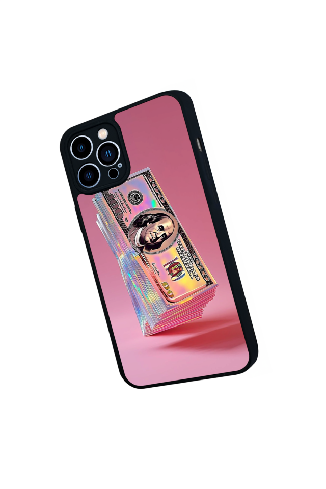 iPhone 12 Pro Max Uyumlu Money Para Tasarımlı Glossy Premium Kılıf