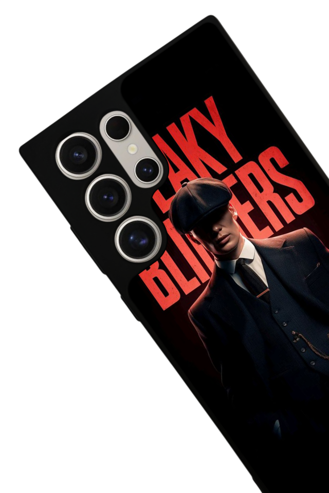 Samsung Galaxy S23 Ultra Uyumlu Peaky Blinders Tasarımlı Glossy Premium Kılıf