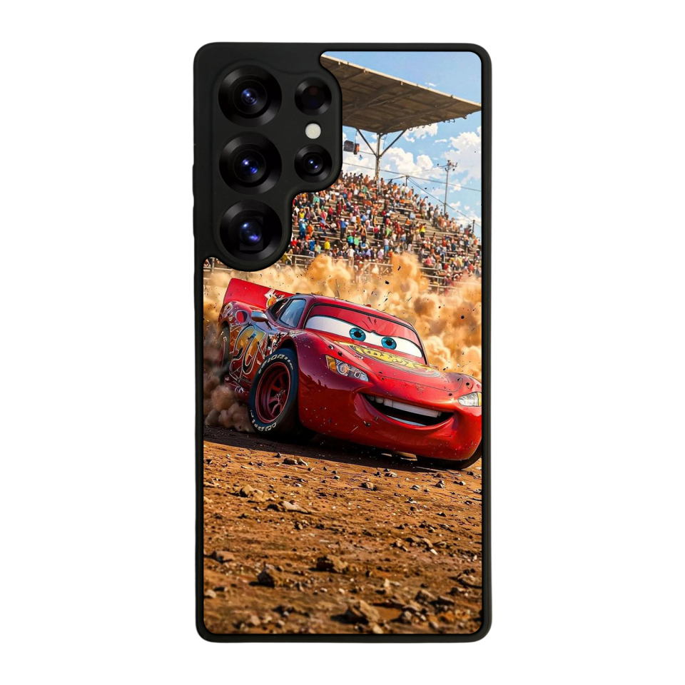 Samsung Galaxy S25 Ultra Uyumlu Şimsek McQueen Tasarımlı Glossy Premium Kılıf