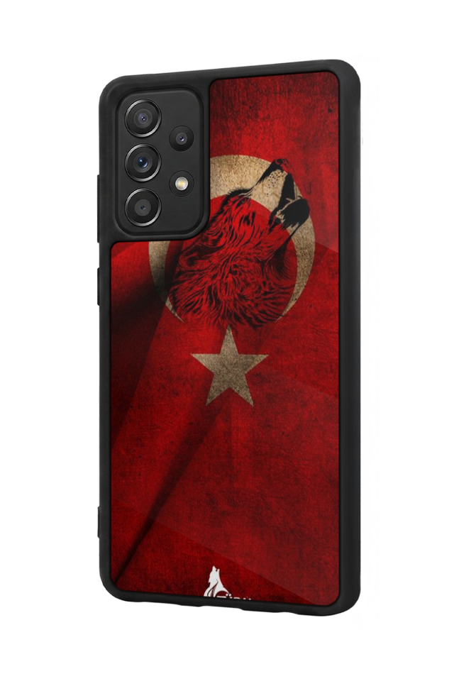 Samsung Galaxy A72 Uyumlu Türk Bayragi Tasarımlı Glossy Premium Kılıf