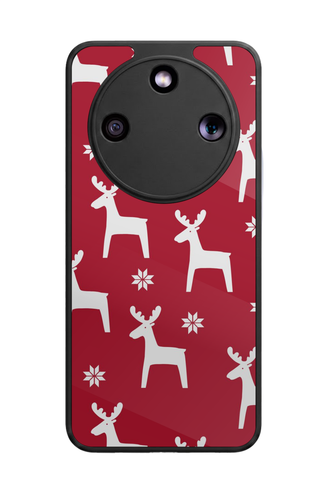 Honor Magic 8 Lite Uyumlu Yilbasi Christmas Tasarımlı Glossy Premium Kılıf