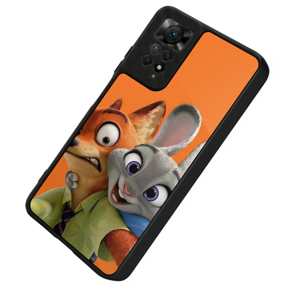 Xiaomi Redmi Note 11 Pro Uyumlu Zootropolis Tasarımlı Glossy Premium Kılıf