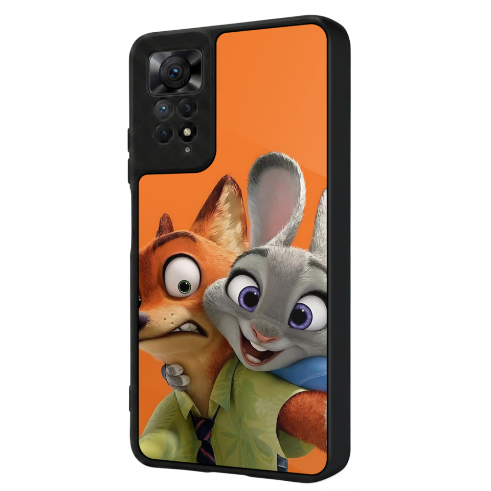 Xiaomi Redmi Note 11 Pro Uyumlu Zootropolis Tasarımlı Glossy Premium Kılıf