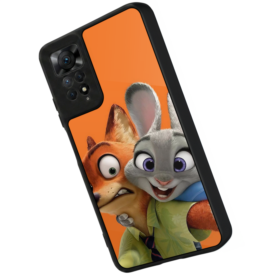 Xiaomi Redmi Note 11 Pro Uyumlu Zootropolis Tasarımlı Glossy Premium Kılıf