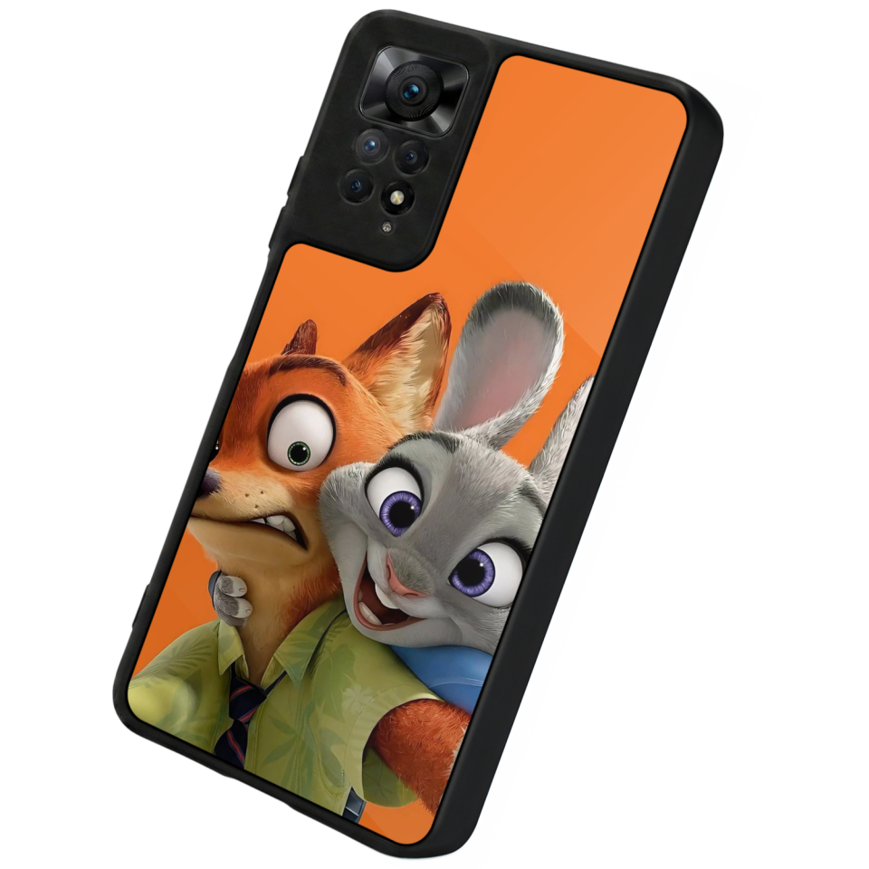 Xiaomi Redmi Note 11 Pro Uyumlu Zootropolis Tasarımlı Glossy Premium Kılıf