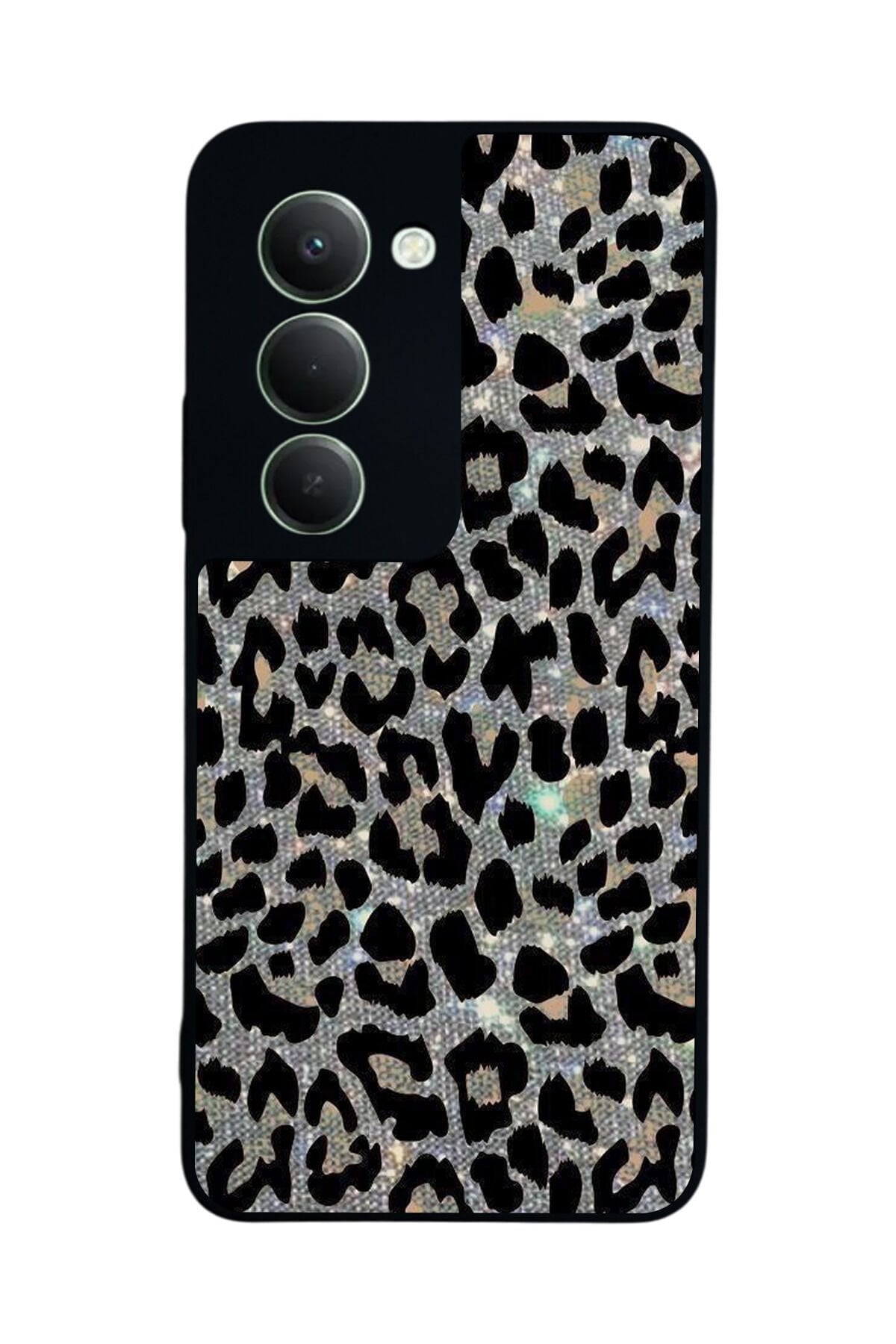 Xiaomi Redmi 15 5G Uyumlu Hologram Leopar Tasarımlı Glossy Premium Kılıf