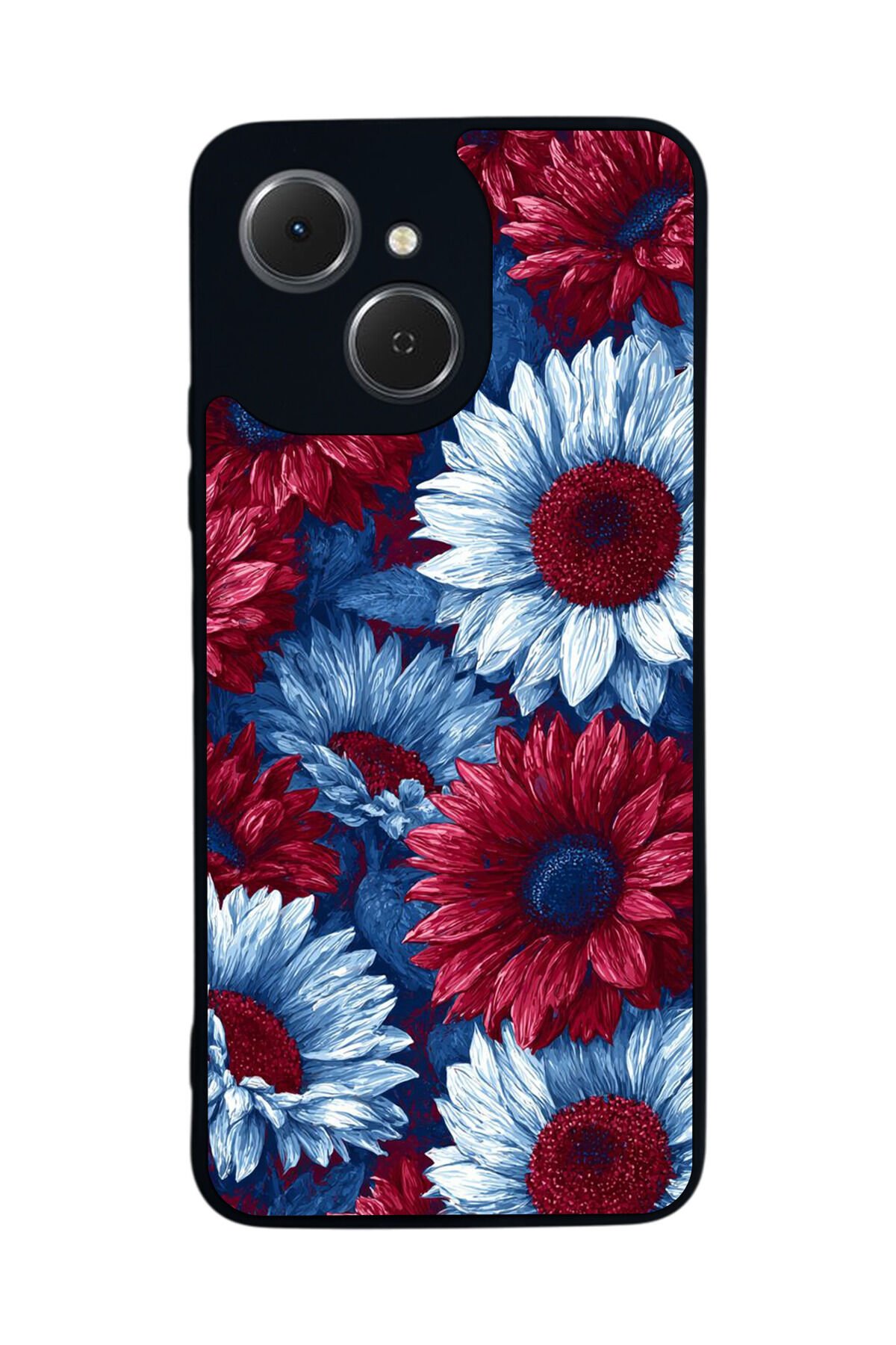 Tecno Spark 40C Uyumlu Cicek Tasarımlı Glossy Premium Kılıf