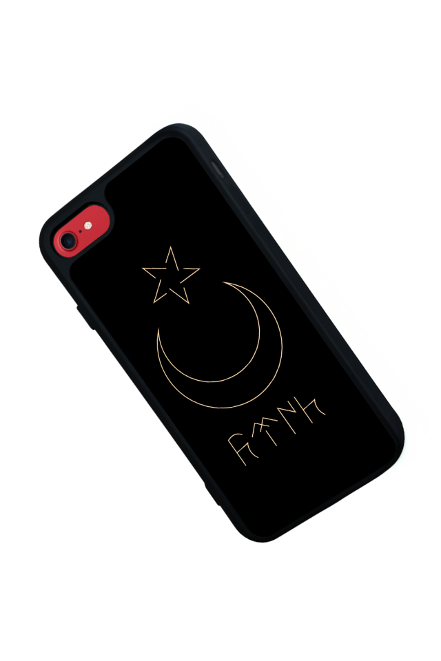 iPhone SE Uyumlu Bozkurt Tasarımlı Glossy Premium Kılıf