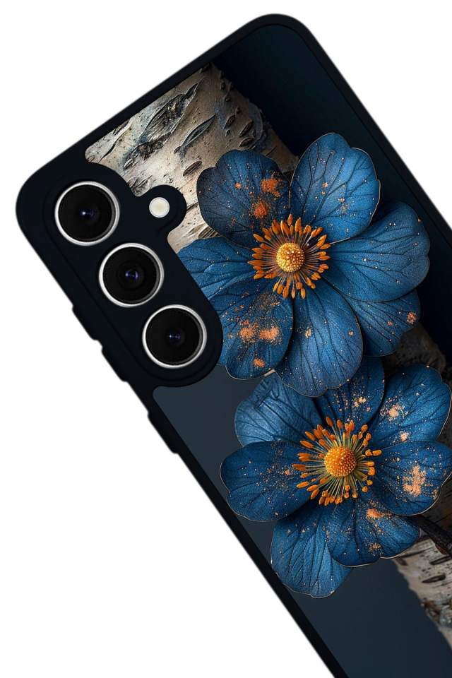 Samsung Galaxy A16 Uyumlu Cicek Tasarımlı Glossy Premium Kılıf