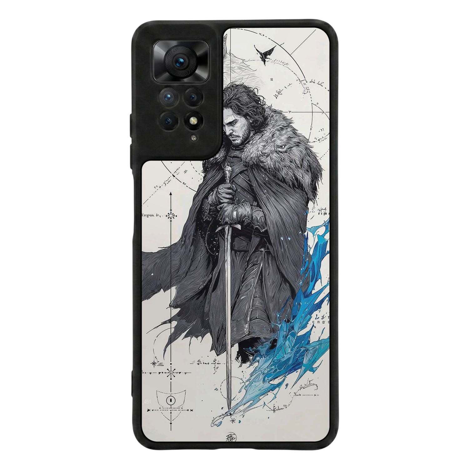 Xiaomi Redmi Note 12 Pro Uyumlu GameOfThrones Tasarımlı Glossy Premium Kılıf