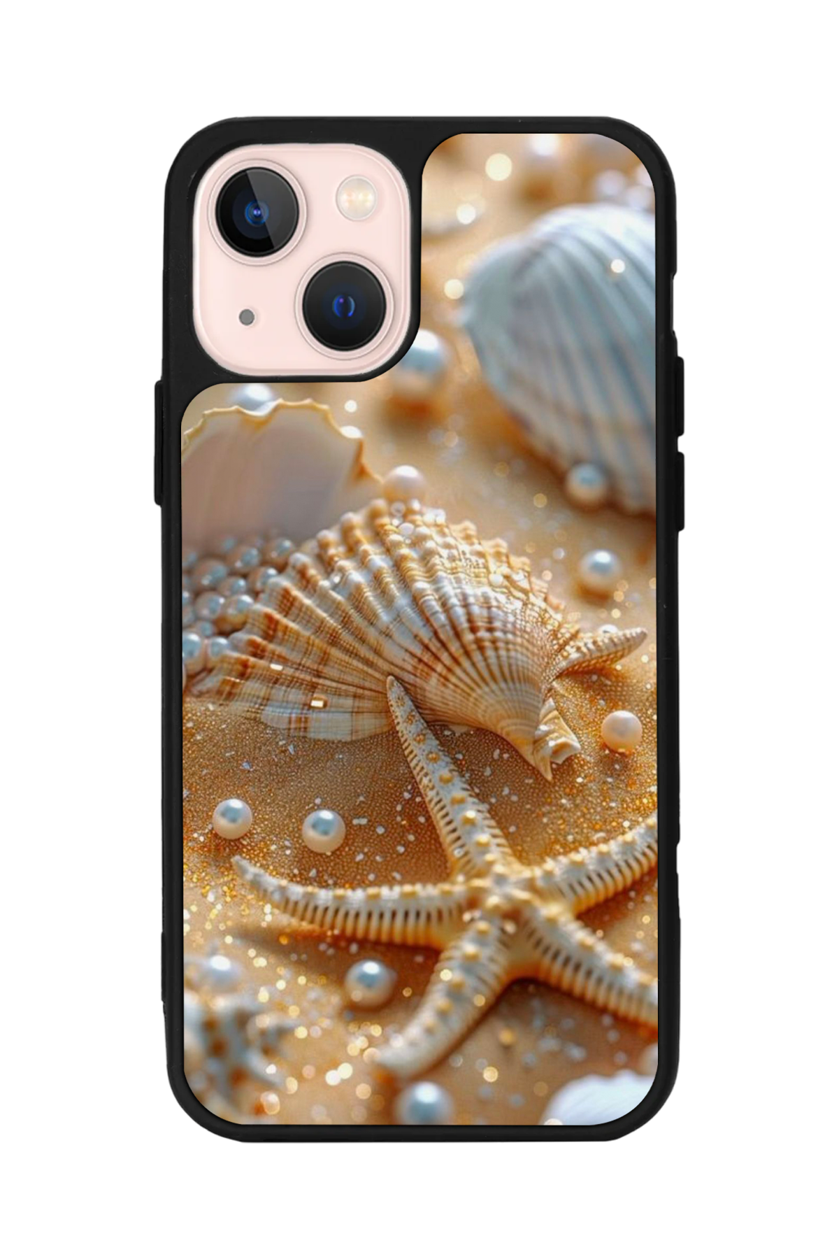 iPhone 15 Uyumlu  İnci Tasarımlı Glossy Premium Kılıf