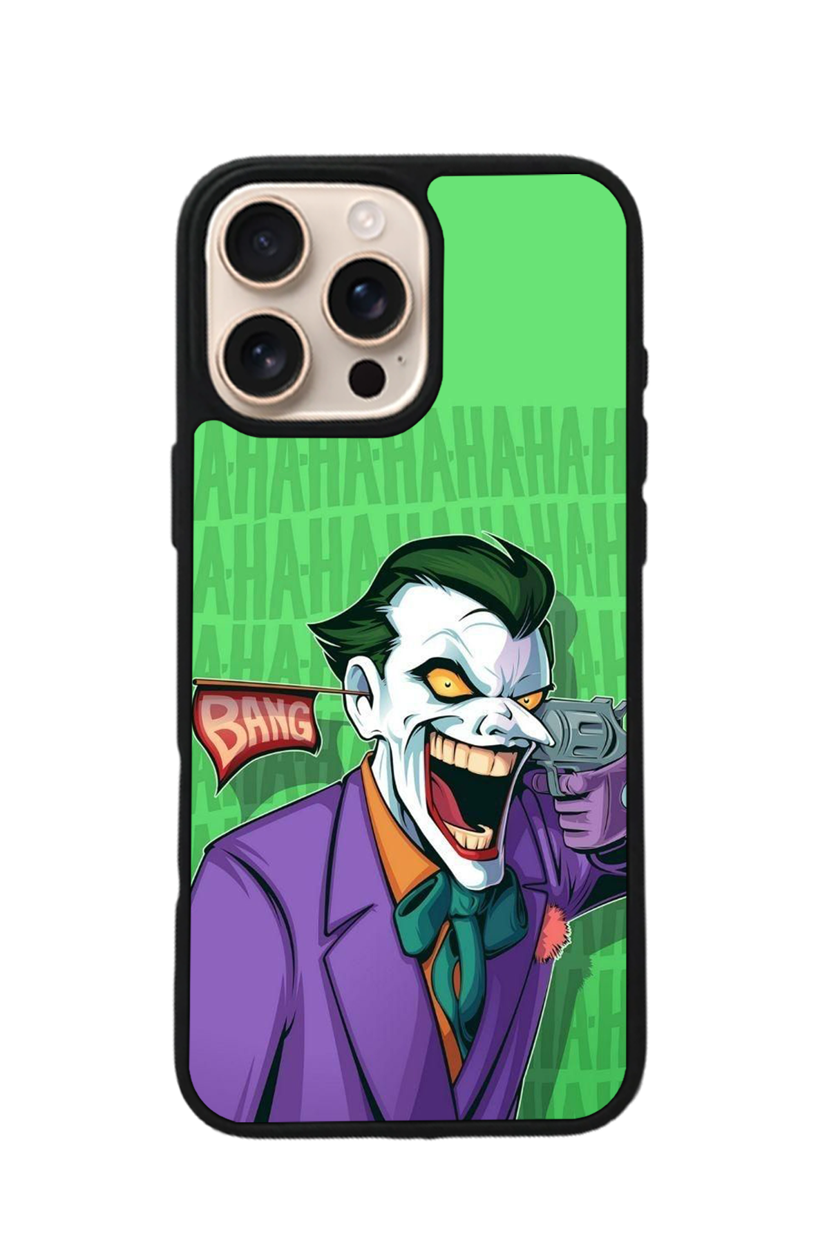 iPhone 16 Pro Uyumlu Joker Tasarımlı Glossy Premium Kılıf