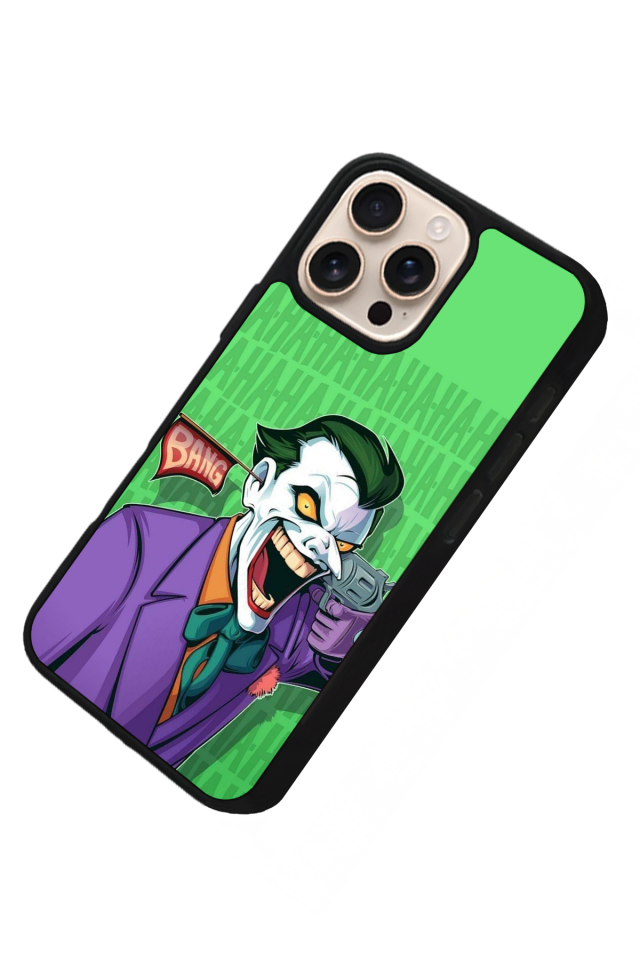 iPhone 16 Pro Uyumlu Joker Tasarımlı Glossy Premium Kılıf