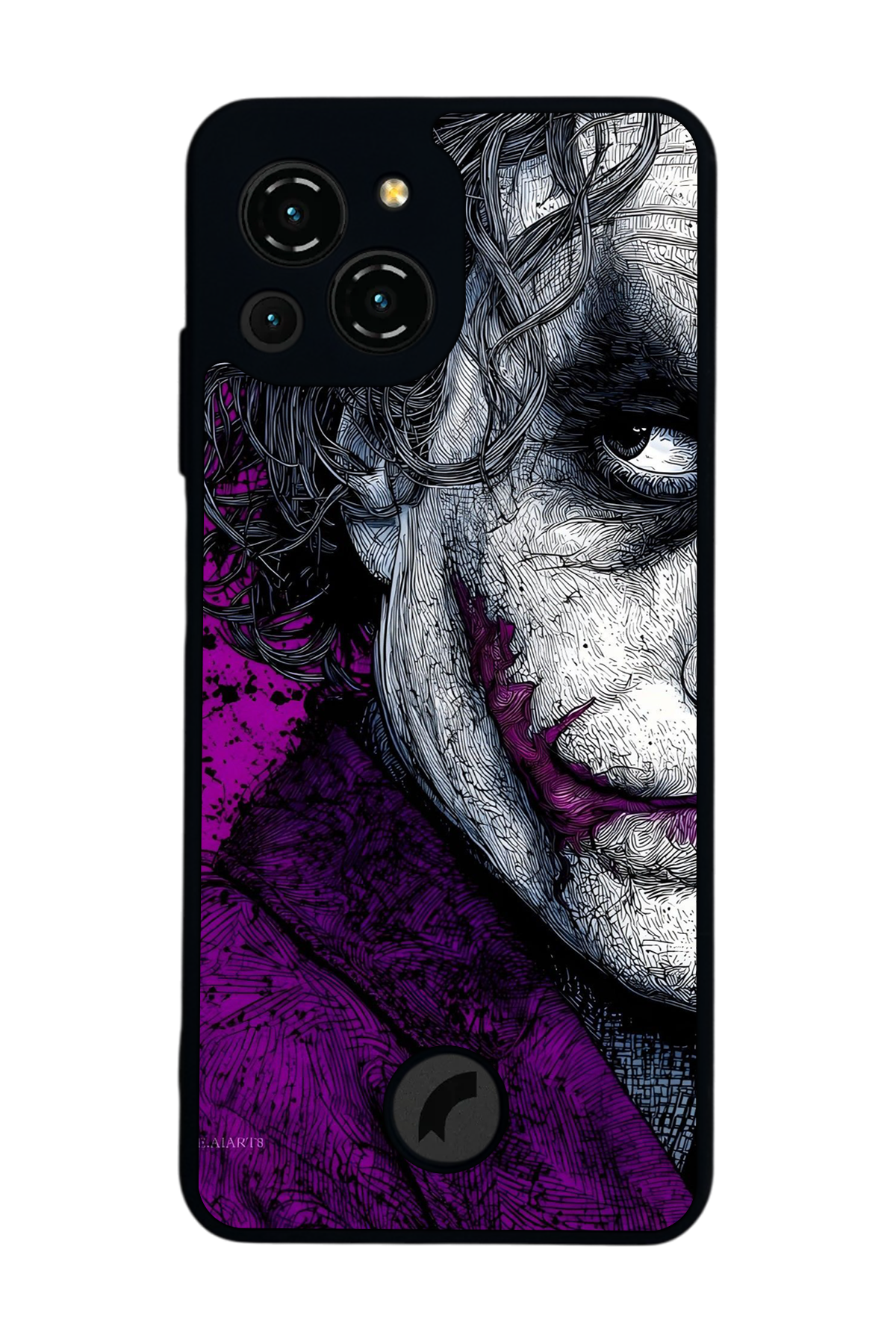 Reeder S23 Pro Max Uyumlu Joker Tasarımlı Glossy Premium Kılıf