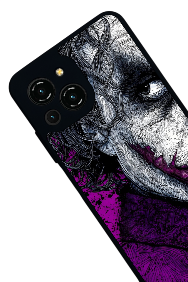 Reeder S23 Pro Max Uyumlu Joker Tasarımlı Glossy Premium Kılıf