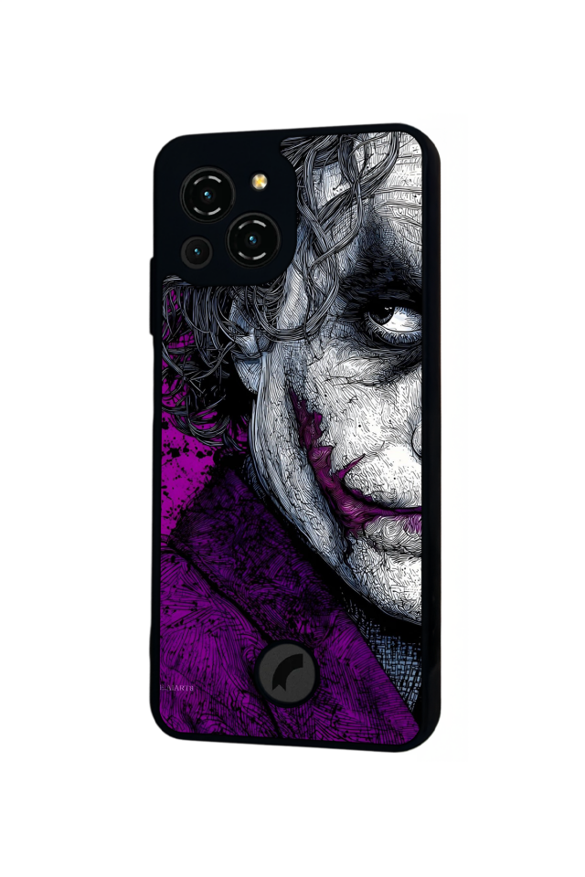 Reeder S23 Pro Max Uyumlu Joker Tasarımlı Glossy Premium Kılıf