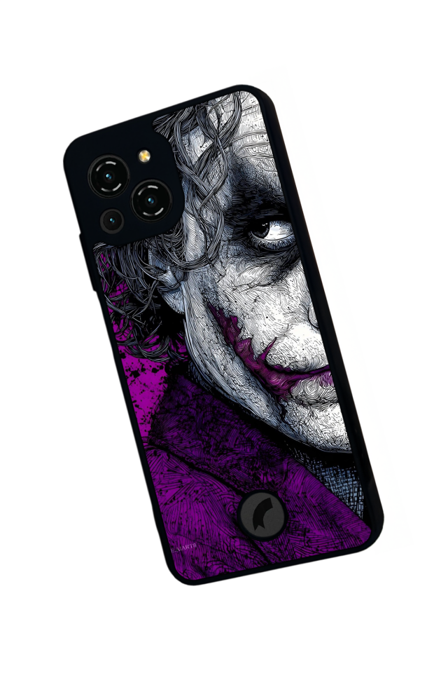 Reeder S23 Pro Max Uyumlu Joker Tasarımlı Glossy Premium Kılıf