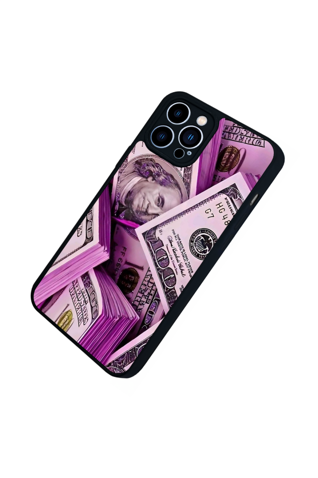 iPhone 12 Pro Max Uyumlu Money Para Tasarımlı Glossy Premium Kılıf