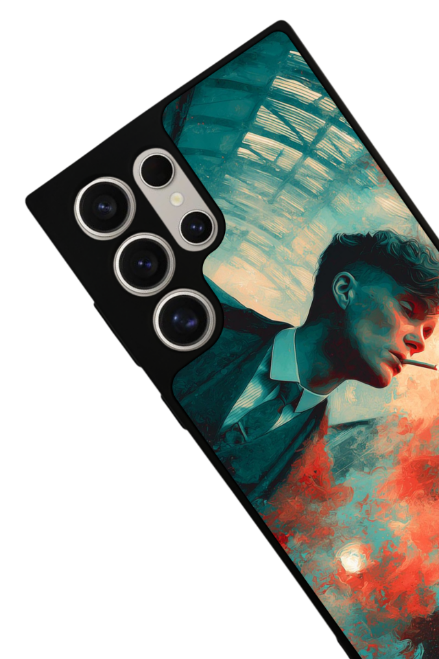 Samsung Galaxy S23 Ultra Uyumlu Peaky Blinders Tasarımlı Glossy Premium Kılıf