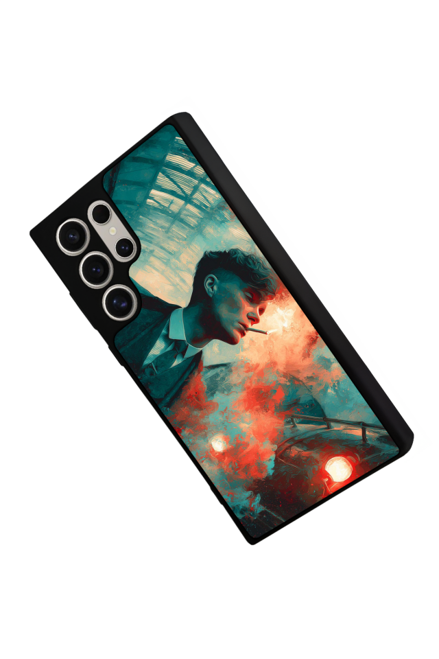 Samsung Galaxy S23 Ultra Uyumlu Peaky Blinders Tasarımlı Glossy Premium Kılıf