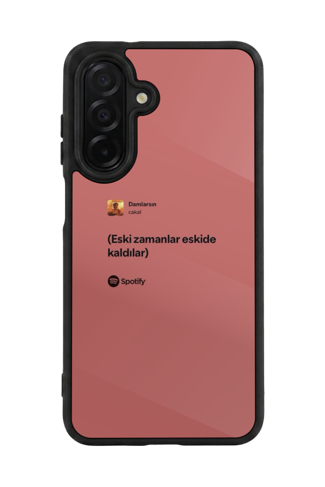 Samsung Galaxy A56 Uyumlu Sarki Sozleri Tasarımlı Glossy Premium Kılıf