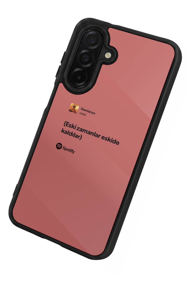 Samsung Galaxy A56 Uyumlu Sarki Sozleri Tasarımlı Glossy Premium Kılıf