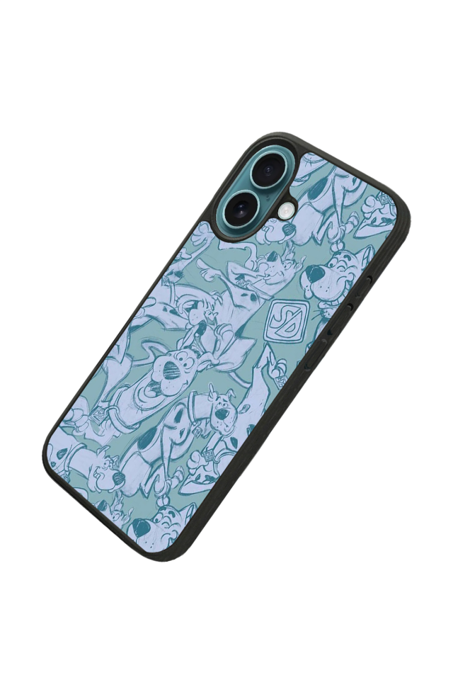 iPhone 16 Plus Uyumlu Scooby Doo Tasarımlı Glossy Premium Kılıf
