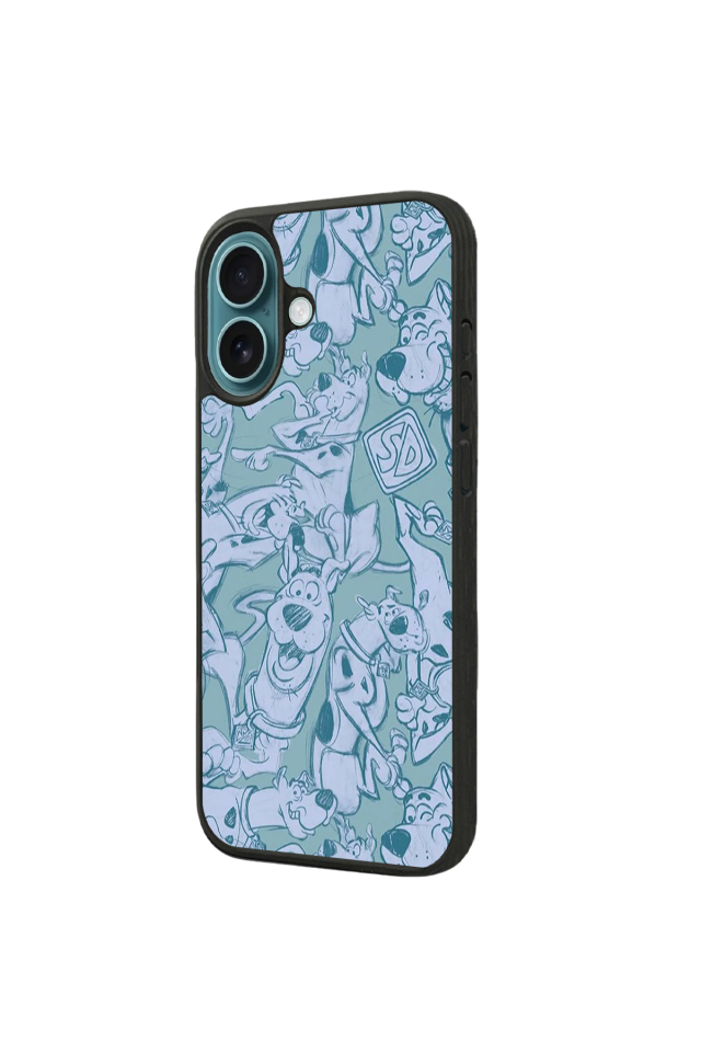 iPhone 16 Plus Uyumlu Scooby Doo Tasarımlı Glossy Premium Kılıf