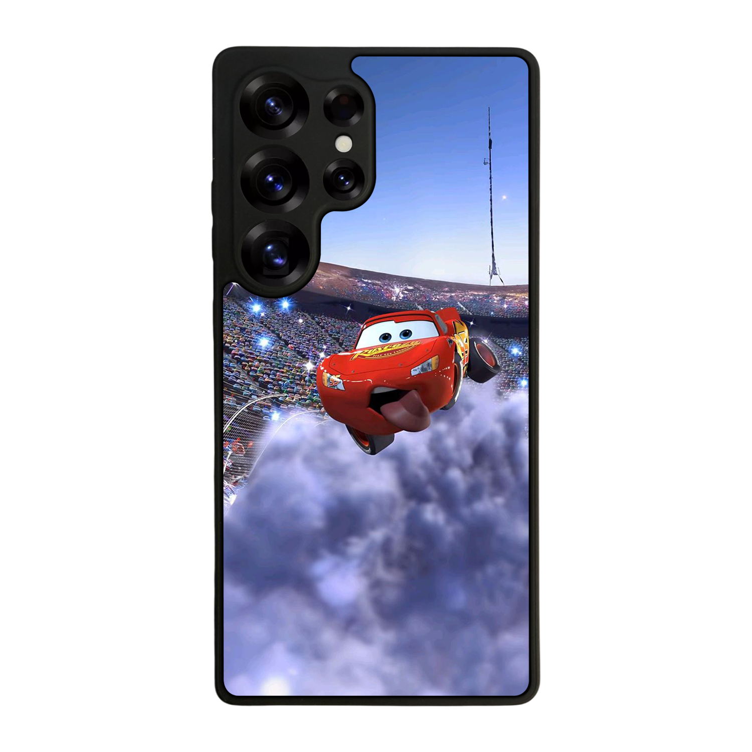 Samsung Galaxy S25 Ultra Uyumlu Şimsek McQueen Tasarımlı Glossy Premium Kılıf