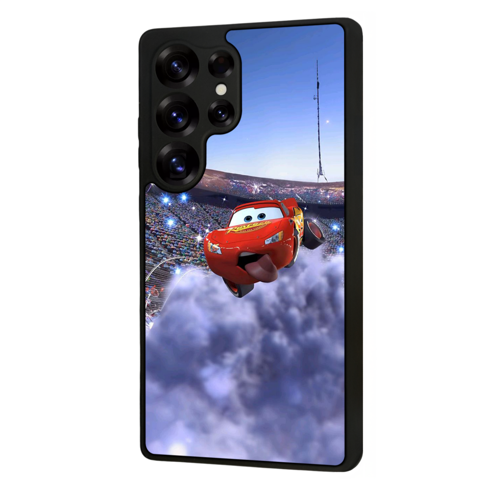 Samsung Galaxy S25 Ultra Uyumlu Şimsek McQueen Tasarımlı Glossy Premium Kılıf