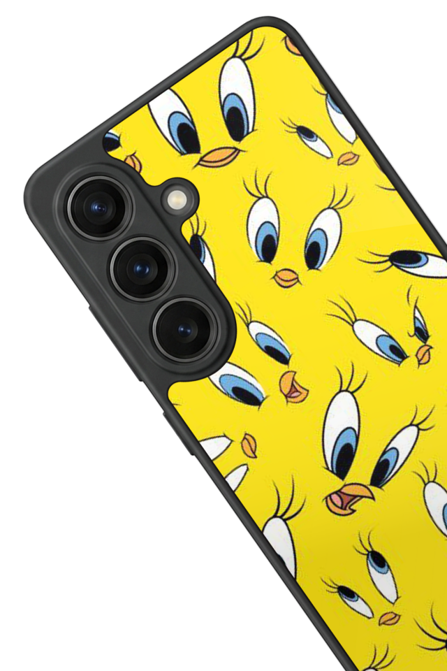 Samsung Galaxy S26 Uyumlu Tweety Tasarımlı Glossy Premium Kılıf