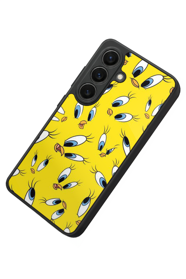 Samsung Galaxy S26 Uyumlu Tweety Tasarımlı Glossy Premium Kılıf