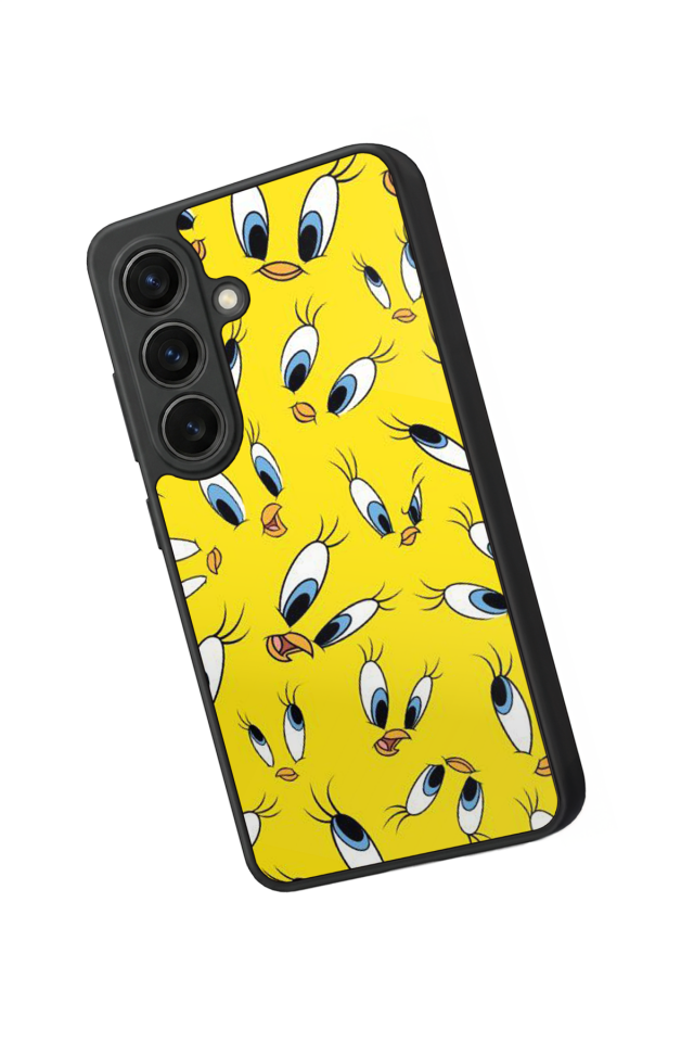 Samsung Galaxy S26 Uyumlu Tweety Tasarımlı Glossy Premium Kılıf