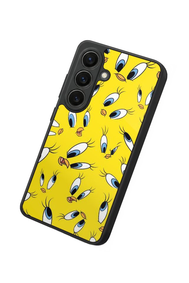 Samsung Galaxy S26 Uyumlu Tweety Tasarımlı Glossy Premium Kılıf
