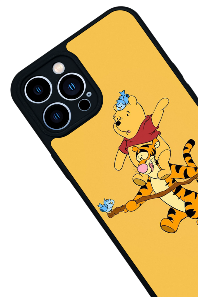 iPhone 13 Pro Max Uyumlu Winnie Tasarımlı Glossy Premium Kılıf