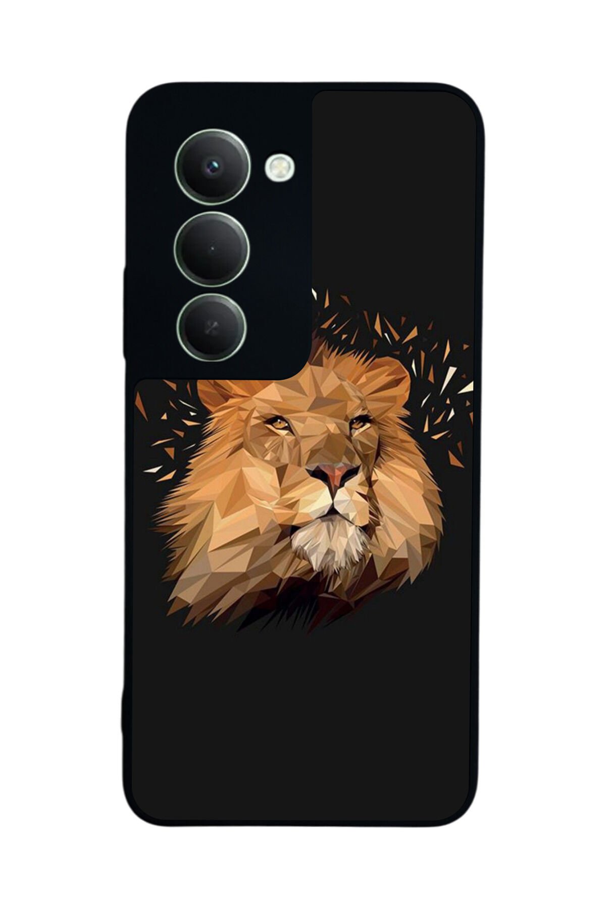 Xiaomi Redmi 15 5G Uyumlu Aslan Tasarımlı Glossy Premium Kılıf