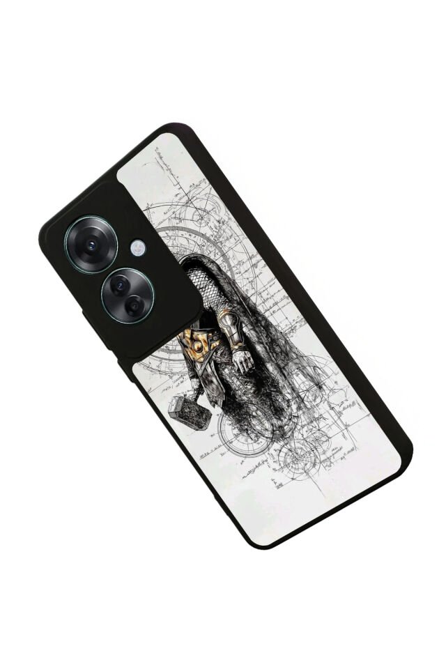 Oppo Reno 11F Uyumlu Thor Tasarımlı Glossy Premium Kılıf