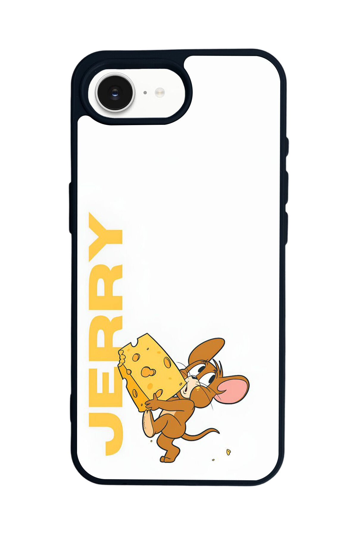 iPhone 16E Uyumlu Tom And Jerry Tasarımlı Glossy Premium Kılıf