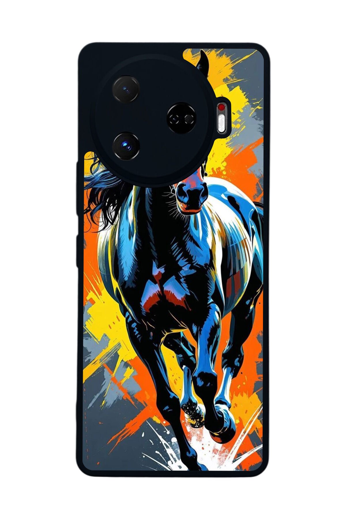 Tecno Camon 30 Pro Uyumlu At Horse Tasarımlı Glossy Premium Kılıf