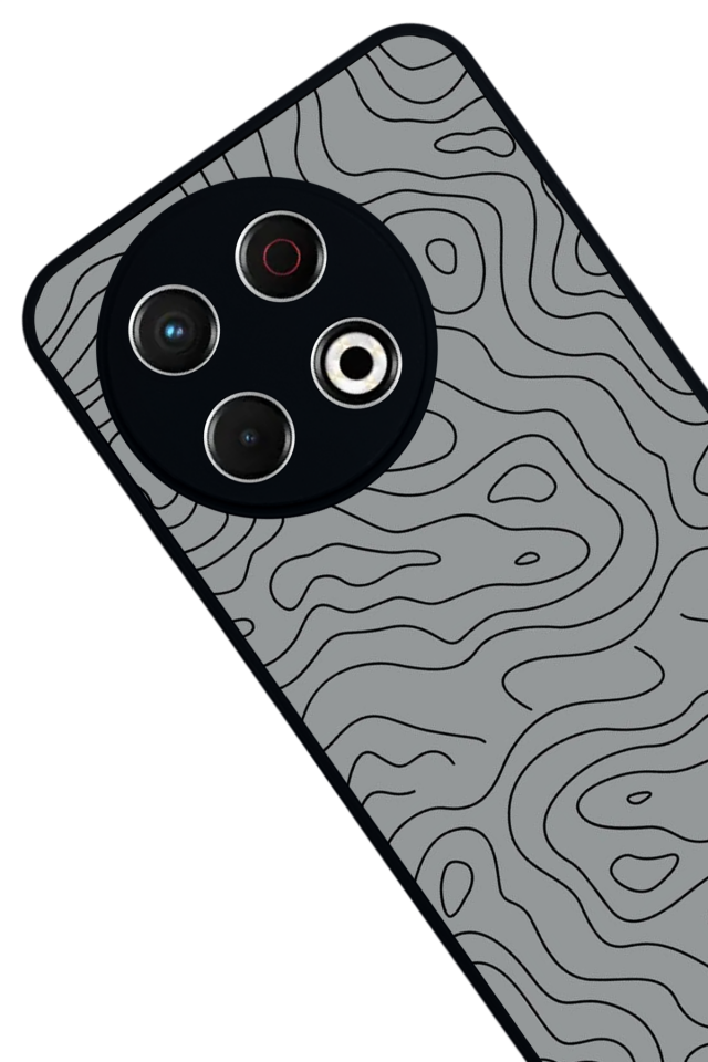 Tecno Spark 30 Pro Uyumlu Çizgi Sanatı Tasarımlı Glossy Premium Kılıf