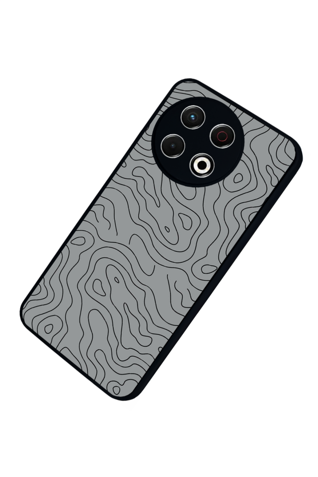 Tecno Spark 30 Pro Uyumlu Çizgi Sanatı Tasarımlı Glossy Premium Kılıf