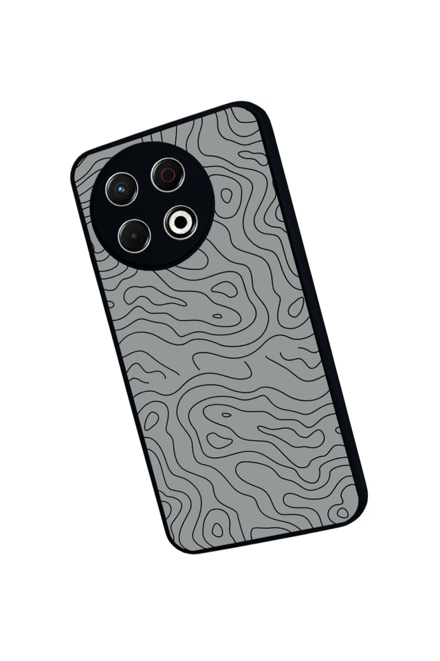 Tecno Spark 30 Pro Uyumlu Çizgi Sanatı Tasarımlı Glossy Premium Kılıf