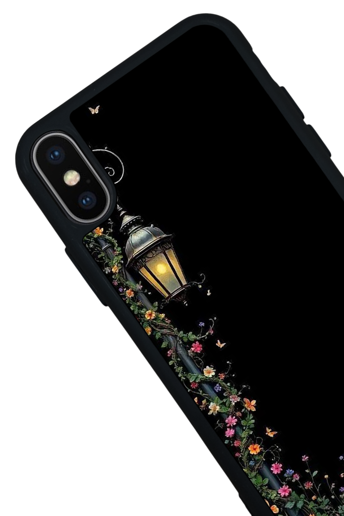 iPhone XS Max Uyumlu Floral Tasarımlı Glossy Premium Kılıf