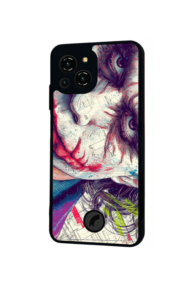 Reeder S23 Pro Max Uyumlu Joker Tasarımlı Glossy Premium Kılıf