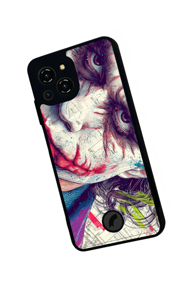 Reeder S23 Pro Max Uyumlu Joker Tasarımlı Glossy Premium Kılıf